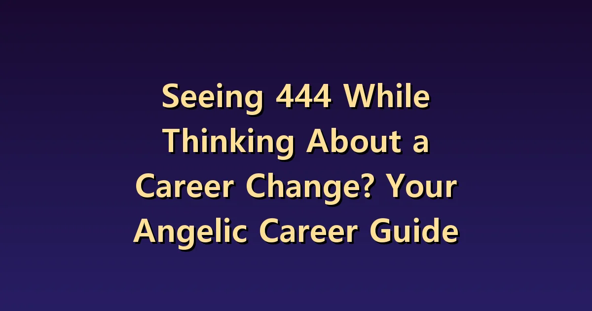 Thinking about changing jobs 444: Comparing the conditions of staying with the conditions of moving